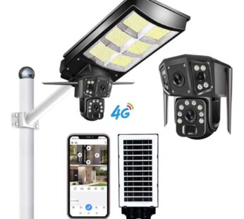 All-in-One Solar CCTV Street Light with Camera | 4G App Control IP65