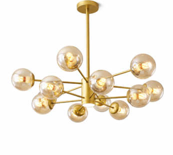 LED Glass Chandelier – Modern Nordic Indoor Lighting