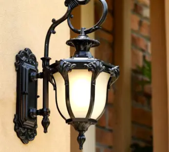 Retro Outdoor Wall Lamp LED | Waterproof Balcony, Garden & Aisle Light